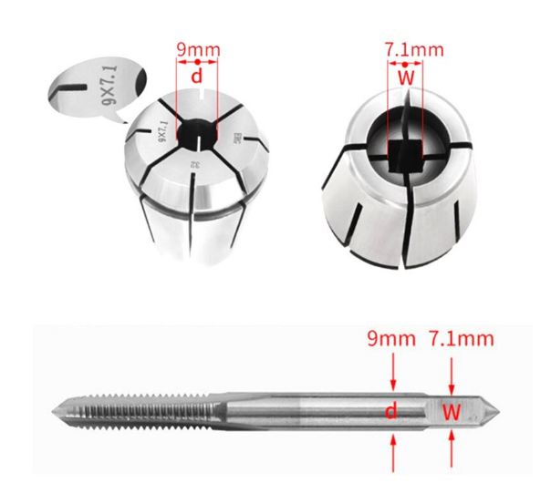 Collet Taps ERG32